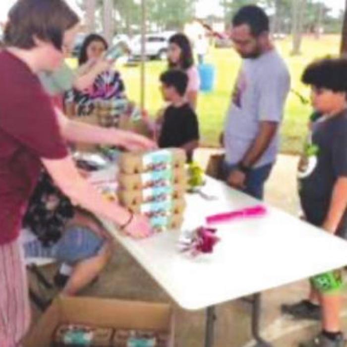 Kids Enjoy Easter Egg Hunts at Camp Lost Pines, Holy Cross Lutheran Church