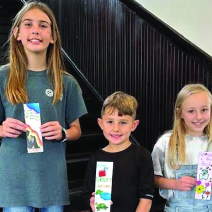 Bookmark contest winners from Read across America week. Congrats to Avery Dennis (6th grade), Cross Kulhanek (Kindergarten), and Ainsley Murphy (4th grade).