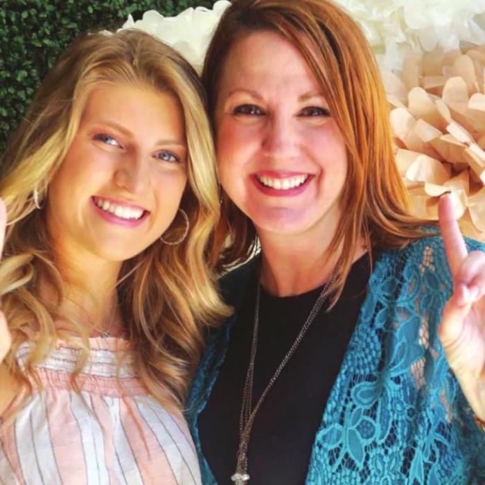 Kayla Cannon and Leslie Coltrain at Kayla’s High School graduation, Tomball High School Class of 2018. Coach Coltrain was Kayla’s volleyball coach, but more so a true mentor. “Leslie is invested with the well-being and success of each child she coaches or teaches. La Grange High School is fortunate to have Leslie Coltrain on their team. Emma is following in her moms footsteps by doing her absolute best and caring for others,” Janet Cannon, Kayla’s mother said.