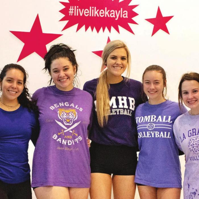 A fundraiser celebrated what would have been Kayla’s 22nd birthday. The fundraiser included a volleyball tournament. Emma gathered up and entered a team. They chose the team name “The Disciples” which was a beautiful characteristic of Kayla Cannon. The Disciples won the tournament which helped raise funds to award many scholarships.