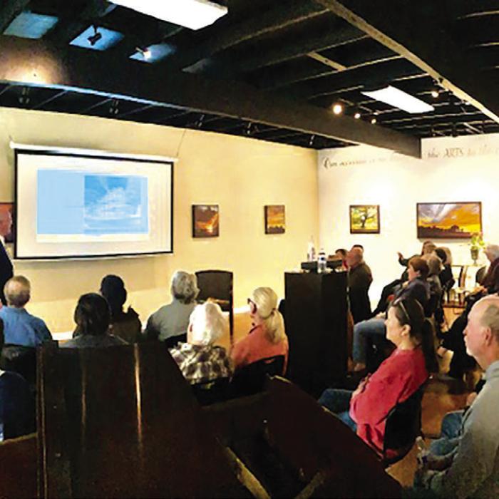 Spectrum Lecture at ARTS with Don Swofford. Photo by Emil Knodell