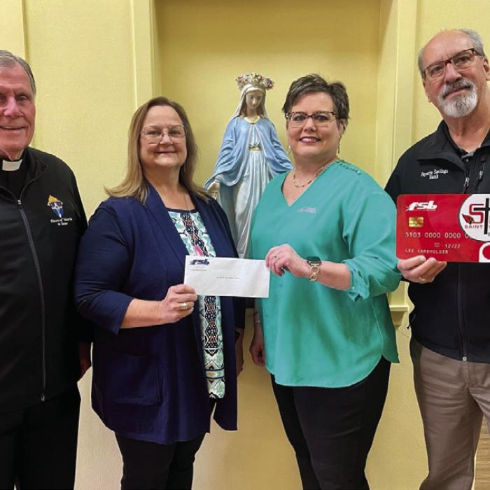 Fayette Savings Bank Donates to St. Rose Catholic School