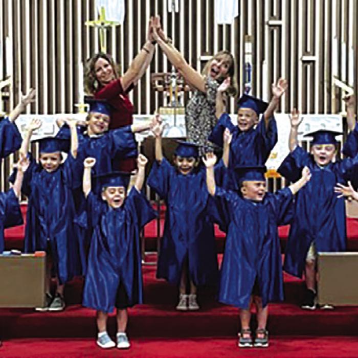 Celebrating Mt. Calvary Preschool Graduates Young and Old