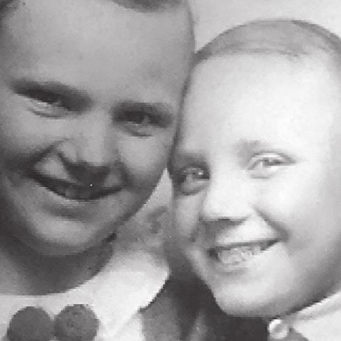 Liane and her brother, Monfred, grew up during Hitler’s rise to power in Germany and survived multiple bombings of Berlin and other World War II bloodsheds. At the end of the war, Liane made her way to a Russian prisoner of war camp to claim her brother who had been incarcerated there. He never spoke about his experiences as a prisoner. She later helped Monfred immigrate to the U.S.