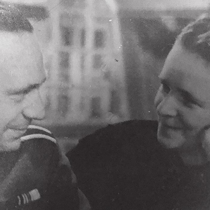 Liane’s parents were anti-Hitler. When her father, Willy Hoffmann, was drafted, he reluctantly left his hospitality industry post where he trained high-end restaurant waiters and staff. He had to turn his attention to training dogs for Nazi Germany. The last time Liane saw her father was in 1945 when he took her to the train station. He told her to be careful because a uniform hid everything underneath. After being sent to the Russian front, the family never heard of him again.