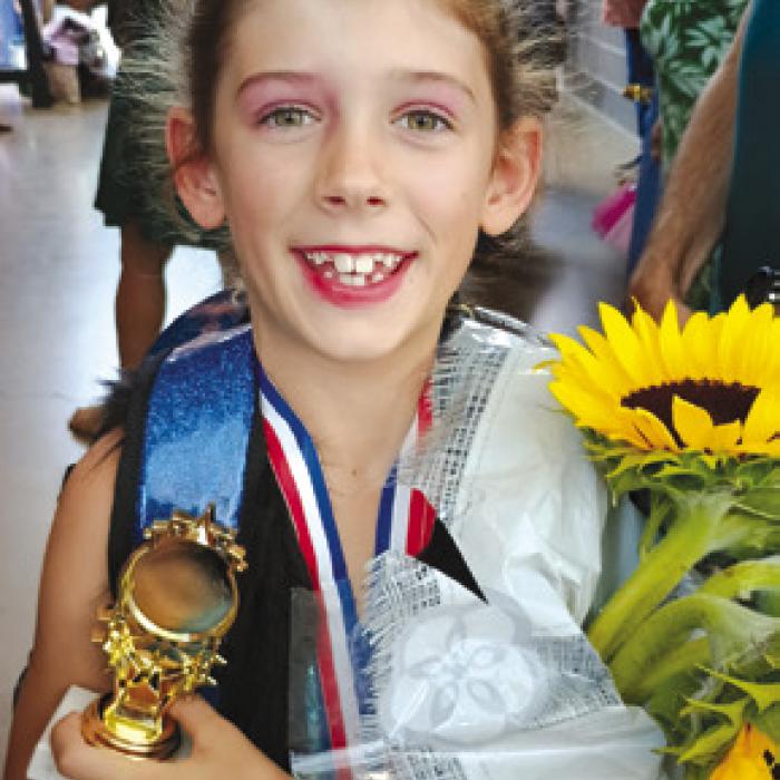 Kathy and Frank Chlumsky’s granddaughter Olivia Williams at her recent dance recital.