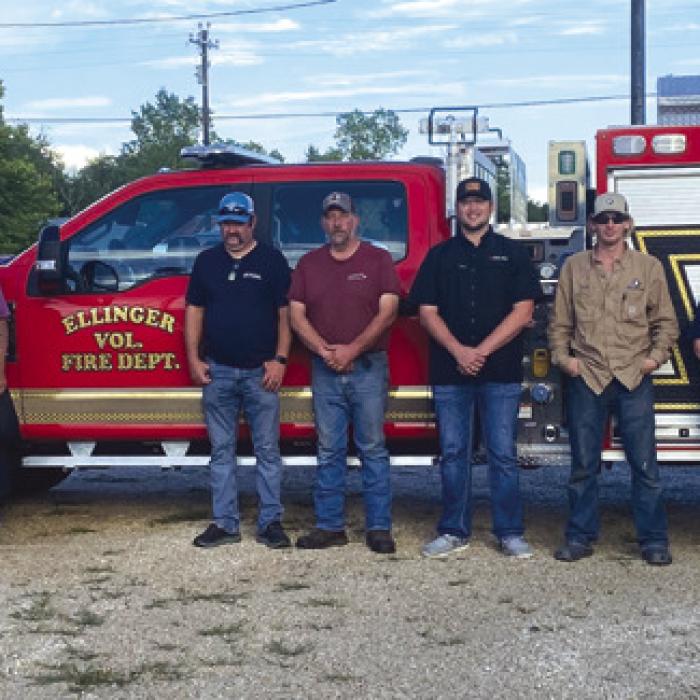 Ellinger Volunteer Fire Department Takes Delivery of New Rescue Truck