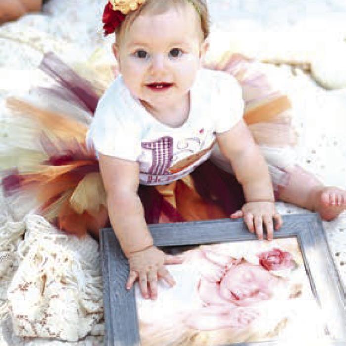 Hallie Blake Gaytan on her first birthday.