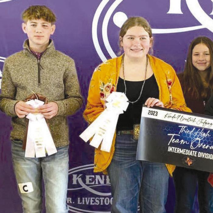 Fayette County 4-H Intermediate team: Julia Melton, Kullen Kutac, Rheagan Karisch, Addison Berckenhoff, Laramie Laake, and Paige Caruthers.