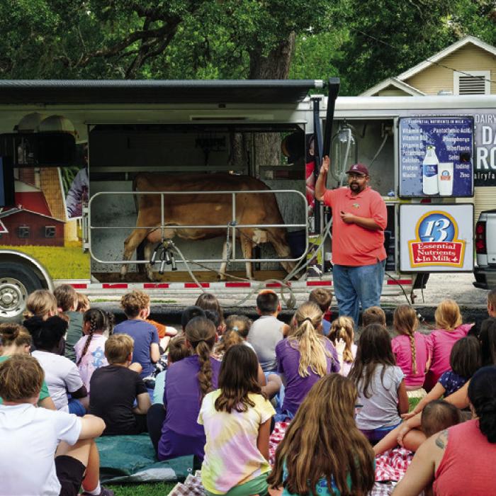 Mobile Dairy at Library