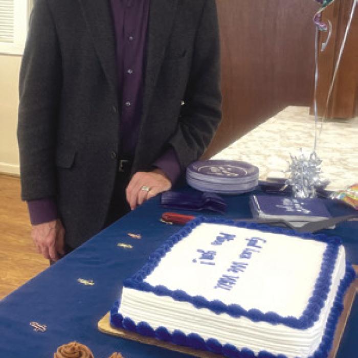 Reverend Winkler Honored In Cistern