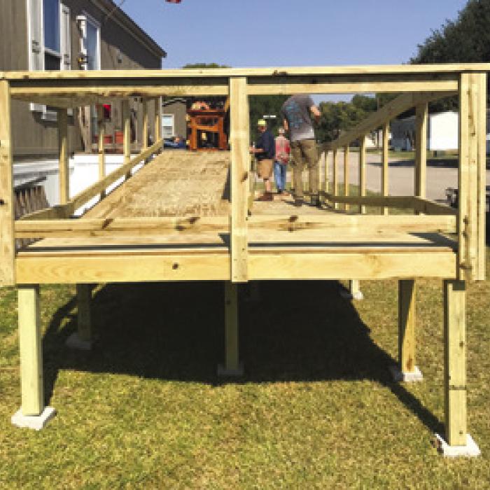 Texas Ramp Project Builds in La Grange