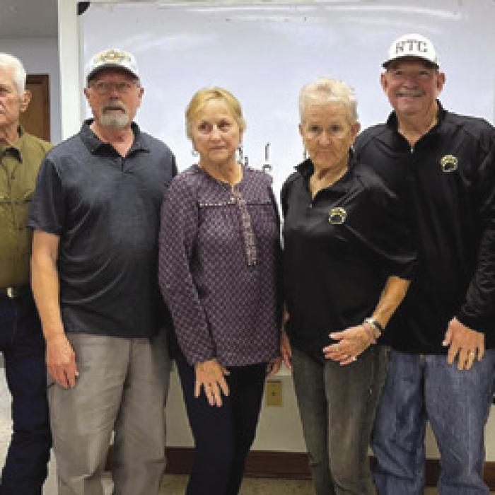 Classmates present from the RT-C class of 1965 are left to right, Carl Mertink, Larry Meinkowsky, Ronnie Braun, Barbara Markwardt Smith, Carol Ann Goebel Goehring, Ronald Goehring, Gwen Klatt Dykes and Judy Hinze Matula.