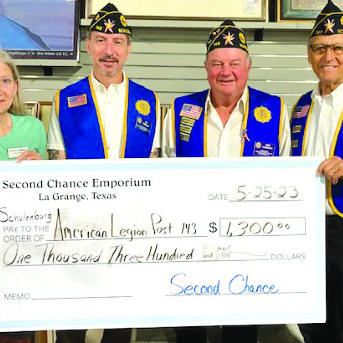 Second Chance Makes Donations to Local Non-Profits