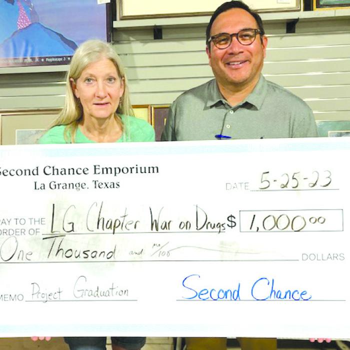 Second Chance Makes Donations to Local Non-Profits