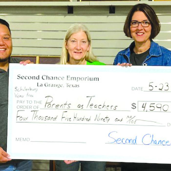 Second Chance Makes Donations to Local Non-Profits
