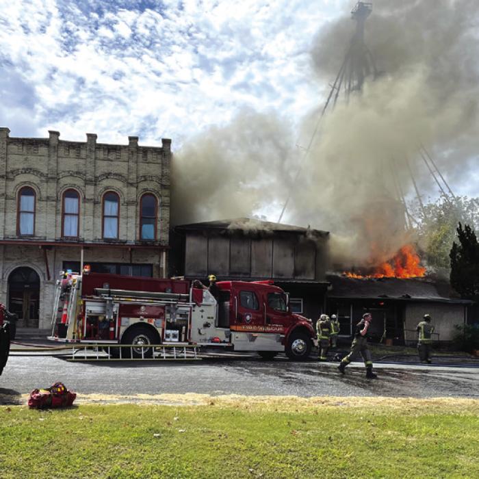 The adjacent building to Serenity Ranch caught fire and burned to the ground in October 2023 resulting in a significant amount of smoke and water damage to their 129 year-old historic building.