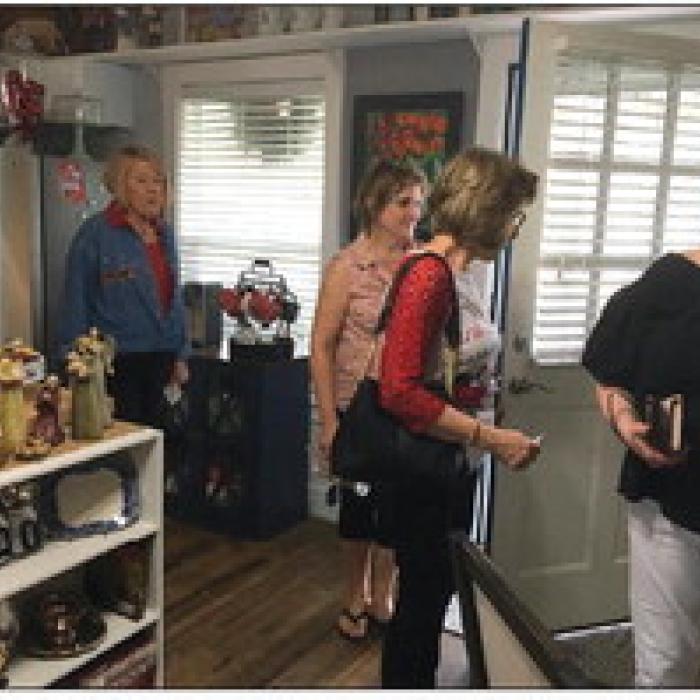 George and Kathy Valtasaros home, which was part of the recent homes tour.