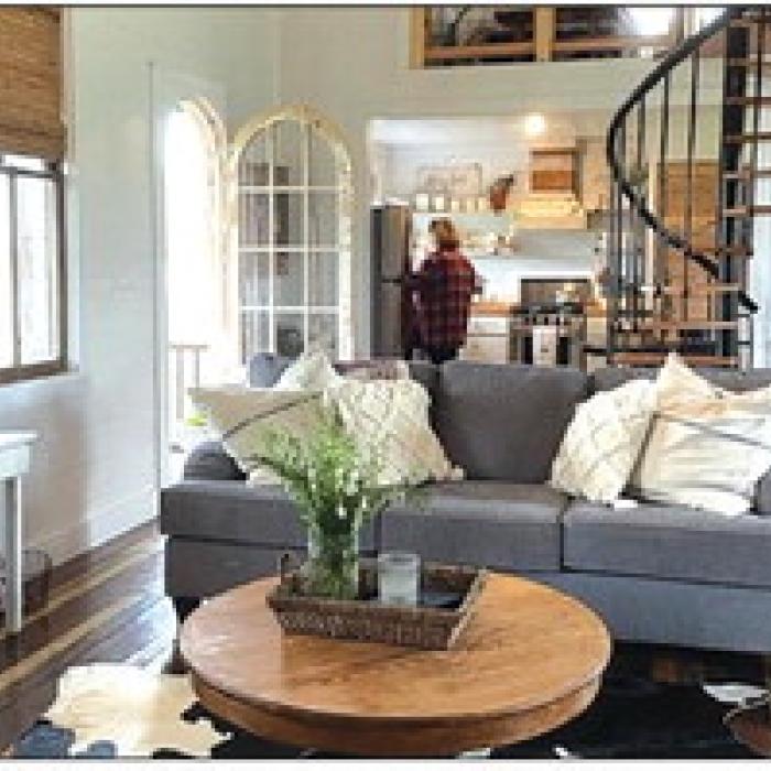 Katy &amp; Will Halligan Living Area, part of the recent homes tour.