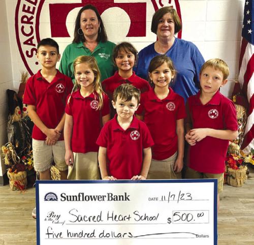 Sunflower Bank Donates to Sacred Heart