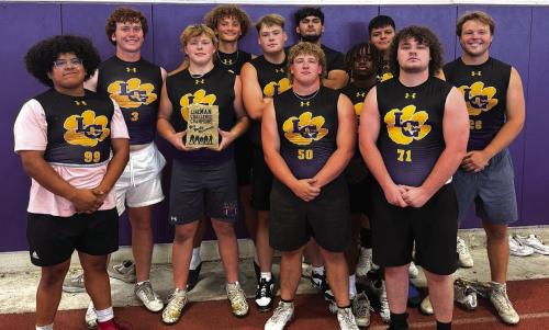 Pictured left to right – Erick Guevara, Oliver Gunn, Cash Schoetlin, Scott Davis, Trey Brumley, Jahir Lopez-Ocon, Sterling Walla, Edric Gants, Jose Portillo, Gavin Pietsch, and Luke Anderson.