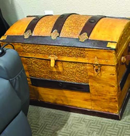 Stephanie Ruckert’s grandmother’s trunk.