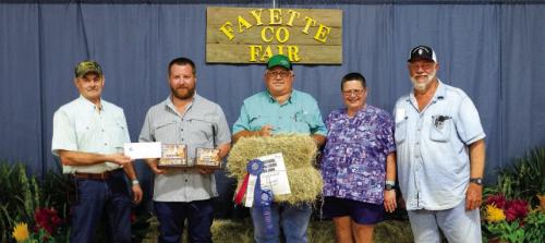 Pavlicek Takes Top Honors at Fayette County Fair Hay Show