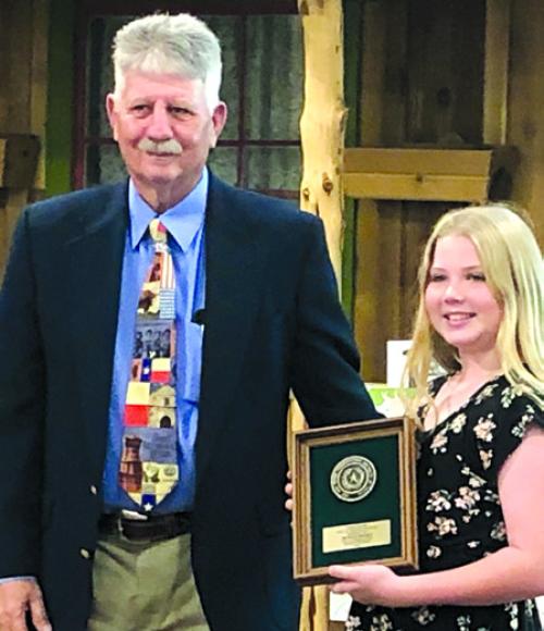 Brynlee Berger placed third in the Poster Contest (3rd-6th grade) category.