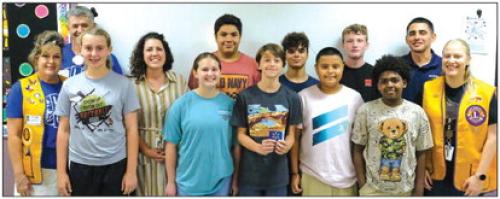 LEO Club Supports Connections Program