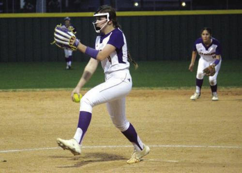 La Grange’s Brooke Ulrich pitched a complete game four-hitter in Tuesday’s season opener. Photo by Jeff Wick
