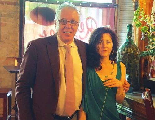 Gabriel Martinot and partner Elizabeth Muguira, owners of The Red Vault in Flatonia.