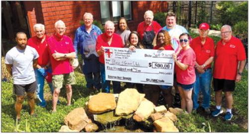 The Holy Smokers cooked for the Boys and Girls Club. Pictured left to right are Columbus Club Director Royce Caldwell, Jim Gilley, Jim Austin, Ed Dykes, Bill Rugeley, Administrative Assistant Olivia Wettstein, Weimar Club Director Anita Cook, Richard Dixon, Executive Director Jennifer Owens, Schulenburg Club Director Nikita Glass, Club Coordinator Brian Novak, Dan Boyles and Jim Malik.
