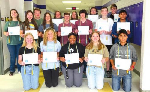 LG Students Inducted into Blinn Honor Society