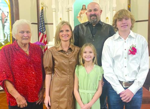 Kasen Kocian Receives Rite of Confirmation
