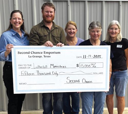 Second Chance Donates to Lutherhill