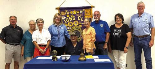 Carmine Lions Club Install New Offi cers; Community Dance Night Slated Friday