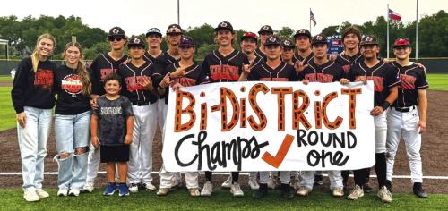 The Shorthorns after Friday’s series clinching victory.