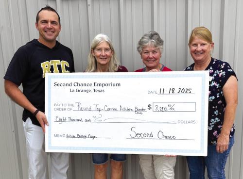 Second Chance Donates to RT-C Athletics
