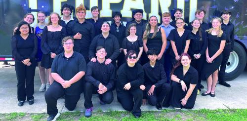The members of the La Grange High School Band who competed in the UIL Region Solo &amp; Ensemble contest February 21st at Smithville.