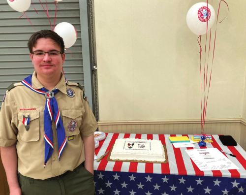 Heger Earns Eagle Scout Award