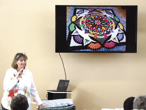Quilt Guild Hears About Pieced Paper Designs