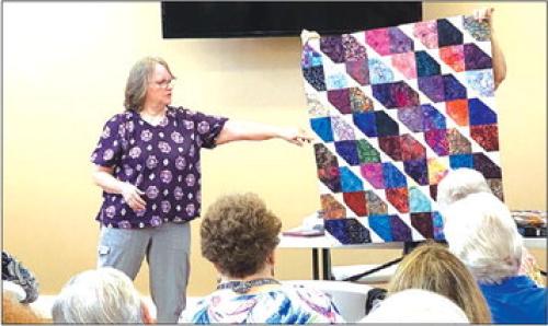 Asbill Speaks to Colorado Valley Quilt Guild