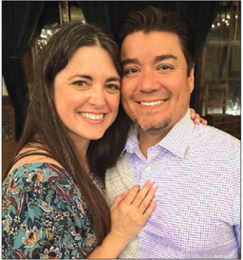 Holly Czimskey and her husband Mike.