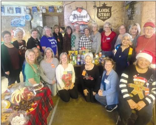 Bunco Group Donates Food to Food Pantry