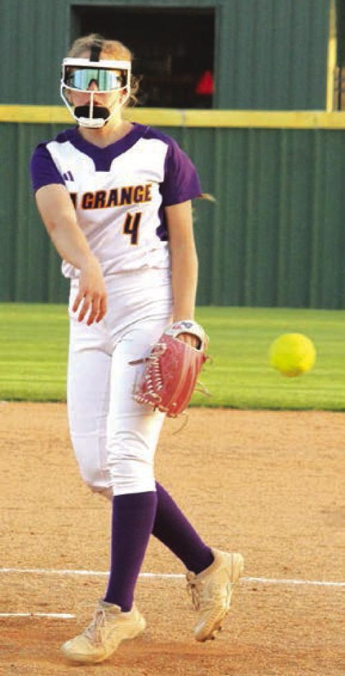 Brooke Ulrich in action Tuesday against Smithville.