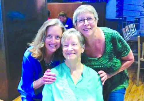 Kathy Chlumsky, her mom Nelda Lamb and sister Debbie David on a Mother’s Day celebration in Lake Charles, Louisiana.