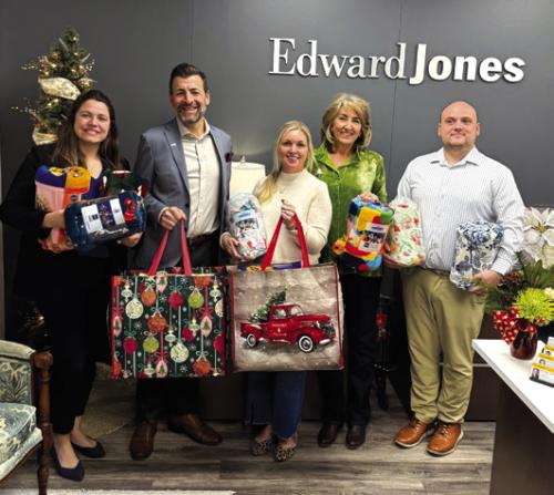 Presley’s Power recently received two generous donations recently. Pictured from left is Bailey Grzyb, Zac Holmes, Marlana Wessels, Lisa Adamcik and Kevin Prendiville.