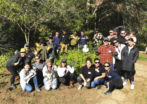 Group Steps Up to Help at Garden and Grounds Service Day at Festival Hill