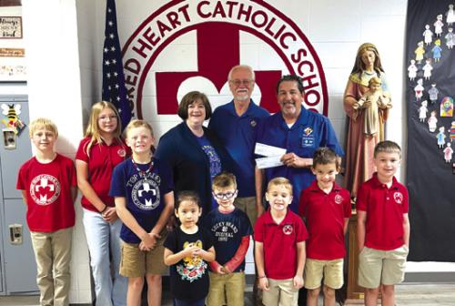 LG KCs Donate to Sacred Heart