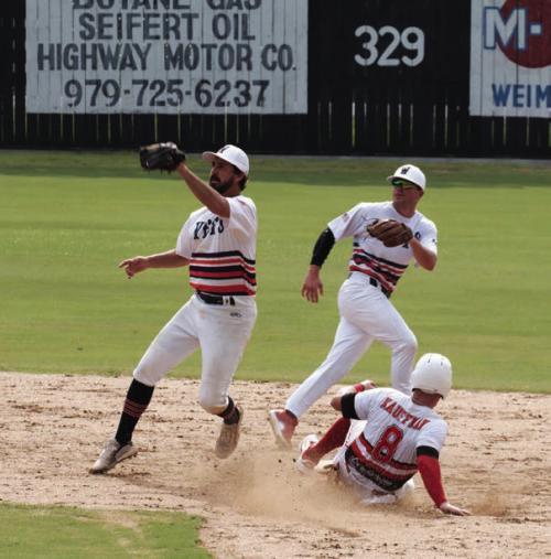 Serbin beat Weimar in Sunday’s Community League Baseball regular season finale. Photo courtesy of Jeremy Clifton of Lonestarbackroads.com
